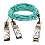 Picture of Dell® AOC-400G-Q56DD-200G 2Q56-5M Compatible TAA 400GBase-AOC QSFP-DD to 2xQSFP56 Active Optical Cable (850nm, MMF, 5m)